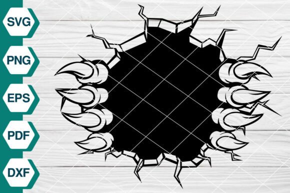 Claw Scratch SVG, Monster Claws - EP579