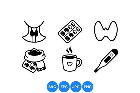 Cold Flu Medication Clipart Set: A Designer's Stitch Review