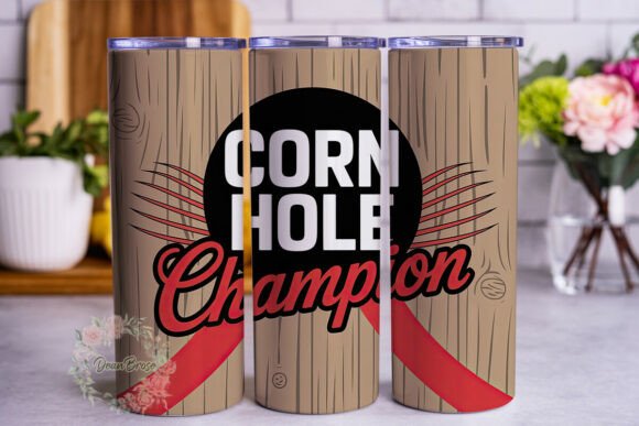 Cornhole Champion Wood 20oz Wrap: A Designer's Review