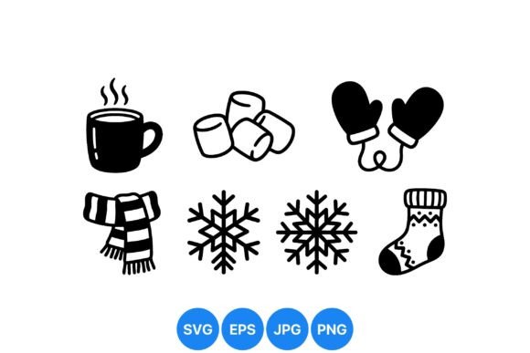 Cozy Winter Holiday Icons: A Designer's Review