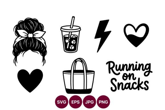 Hair Bun Bow Tote Bag Snacks Vector: A Designer's Review