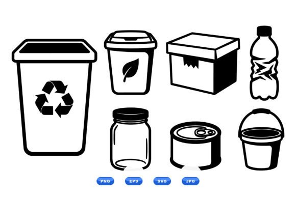 Recycling Icons SVG Pack Review