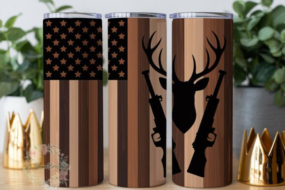 Rustic Flag Deer Gun 20oz Wrap: A Designer's Review