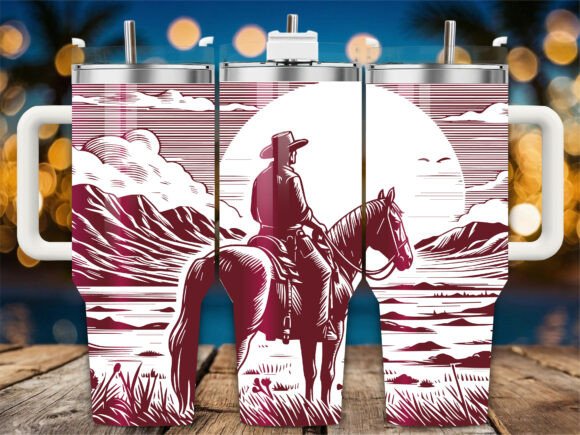Western Sunset Horse: A Designer's Review for Embroidery